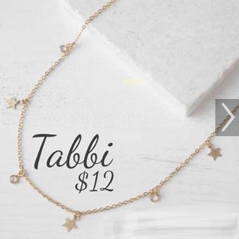 New on card with possible defects - Plunder Tabbi Gold Necklace/Choker